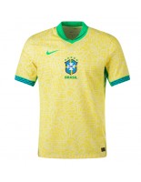 Brazílie Domácí Dres Copa America 2024 Krátký Rukáv